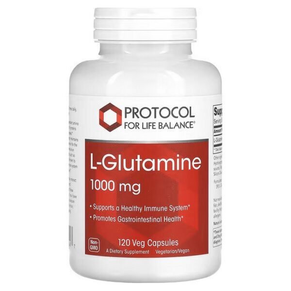 Glutamine helps regulate acid-base balance, maintains nitrogen balance, and acts as a nitrogen store for the production of other amino acids.