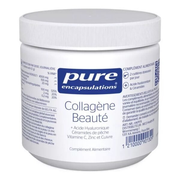 Order Pure Encapsulation Collagen Beauty 140 g in our organic pharmacy, to stimulate the production of collagen throughout the body! Comment on advice for use and dosage with our partner Avis checked after your purchase.