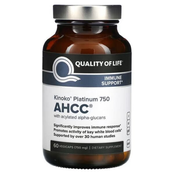 AHCC is a standardized cultured extract from the mycelium (roots) of basidiomycetes (medicinal mushrooms) and is one of the world's most researched immune supplements.