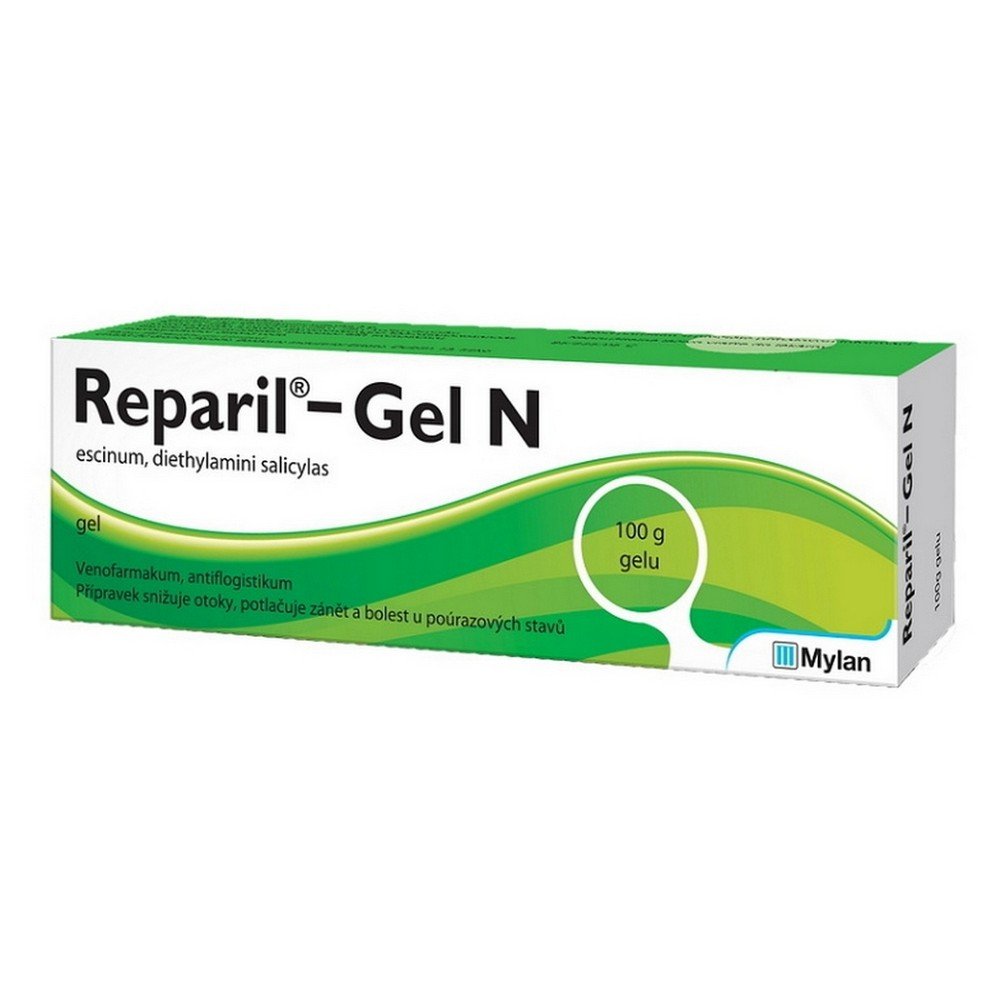 reparil n gel 100g Medicamento para el alivio de afecciones agudas en casos de lesiones contundentes, como esguinces, dislocaciones, contusiones y sangrado asociado con hinchazón.