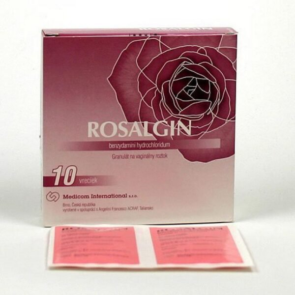 Rosalgin is a powder for the preparation of a vaginal solution.