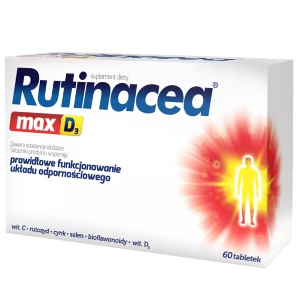 The ingredients of Rutinacea Max D3 support the proper functioning of the immune system.