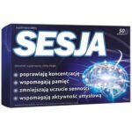 Session is a dietary supplement whose ingredients support the maintenance of optimal mental alertness and cognitive function (ginseng root extract).