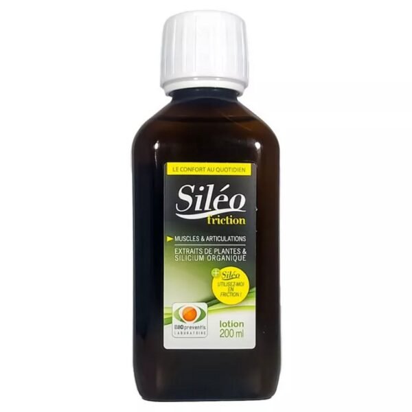 Discover Siléo Friction Muscles and Joints 200ml, a lotion with natural extracts offering rapid relief thanks to its double action effect. Enjoy a better quality of life today! Order Siléo Friction Muscles and Joints 200ml on sale in our organic pharmacy. Give your opinion on the dosage via our partner, Avis Vérifiés .