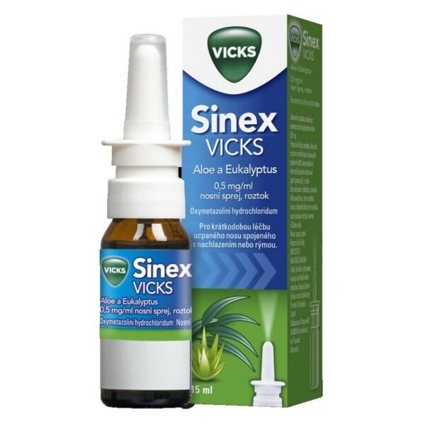 Nasal spray to relieve the symptoms of stuffy nose, relieves a stuffy nose in minutes, the effect lasts up to 12 hours.