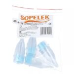 Disposable spare tips for the Sopelek nasal aspirator are recommended for use with the aspirator to ensure hygiene of its use.