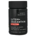 Sports Research, Lutein + Zeaxanthin, Vegetable Lutein and Zeaxanthin, 120 Vegetarian Softgels,Sports Research, Lutein + Zeaxanthin, pflanzliches Lutein und Zeaxanthin, 120 vegetarische Weichkapseln