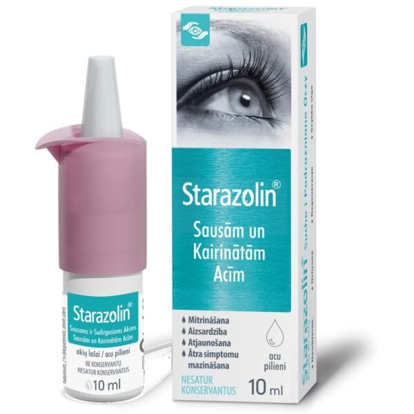 Used for various eye diseases: sandy feeling under the eyelids, eye irritation, dry eye tension