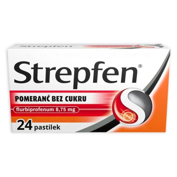 If your throat hurts or burns, take Strepfen. It relieves pain and swelling in the throat, helps reduce inflammation and reduce fever.