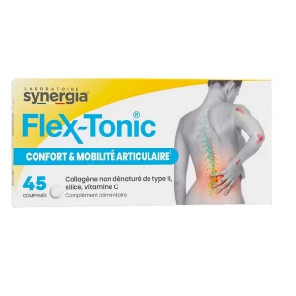 Flex-Tonic dietary supplement, is a subsidiary of a type II collagen and patented silica synergy. Vitamin C contributes to the associated formation of collagen to ensure normal function of cartilage.