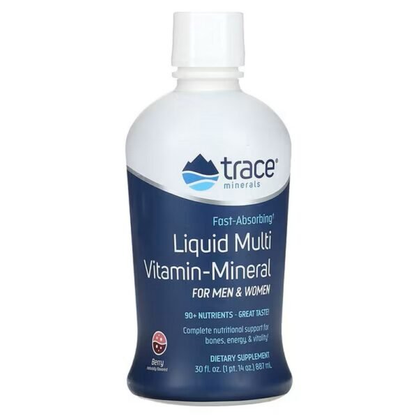Liquid Multi Vitamin-Mineral is a great-tasting liquid multivitamin supplement that supports mature bone health