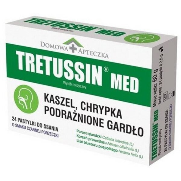 Tretussin Honey is a drug based on substances that reduce the adhesion of microorganisms to the pharyngeal mucosa.
