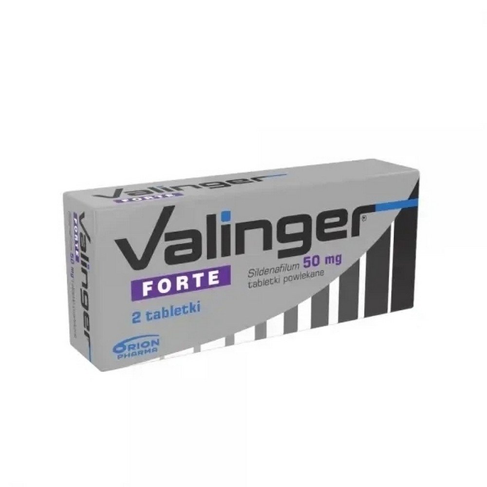 valinger forte 50 mg 2 tablets Valinger Forte es un medicamento de venta libre destinado a hombres que luchan contra la disfunción eréctil (impotencia).
