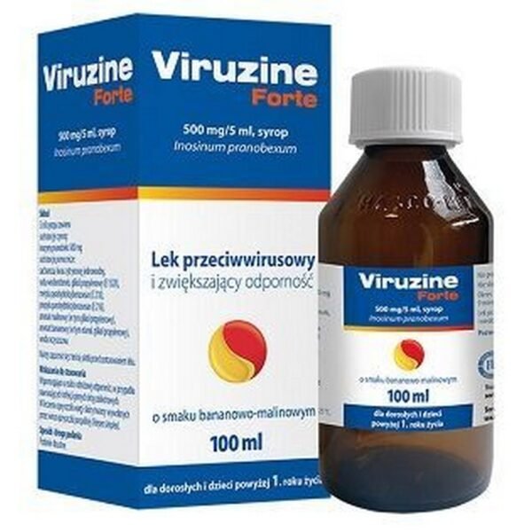 Viruzin Forte is an antiviral drug that increases the body's immunity (stimulating the immune system).