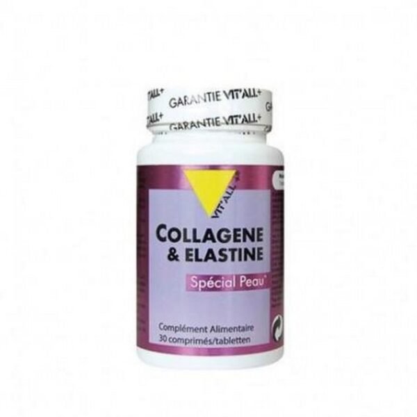 Vitall + Collagen & Elastin 30 tablets is a highly assimilable complex rich in elastin and marine collagen.