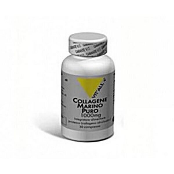 Vitall + Pure Marine Collagen 1000mg 30 tablets is a food supplement which contributes to the elasticity and regeneration of the skin.