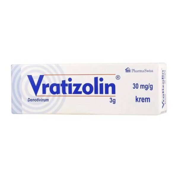 Vratisolin is an antiviral drug indicated for the treatment of facial and oral herpes caused by the herpes simplex virus.