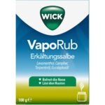 Wick Vaporub can be used to relieve cold symptoms such as colds, hoarseness or a stuck cough.