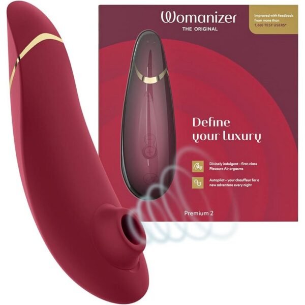 The Womanizer PREMIUM 2 with the original Pleasure Air Technology is our most luxurious product to date - the ultimate toy for women who want more than just another toy. Der Womanizer PREMIUM 2 mit der original Pleasure Air Technology ist unser bisher luxuriösestes Produkt – das ultimative Spielzeug für Frauen, die sich mehr wünschen als nur ein weiteres Toy.