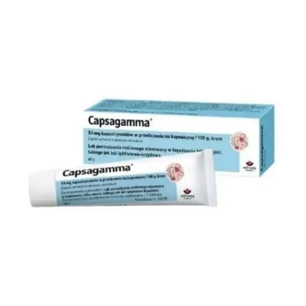 Capsagamma cream is a herbal medicine intended to relieve muscle pain.