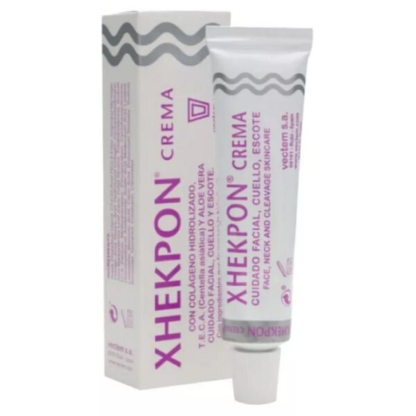 Order Xhekpon Face & Neck Cream 40ml in our organic pharmacy, for face, neck and décolleté rejuvenation. Comment on advice for use and dosage with our partner Avis checked after your purchase.