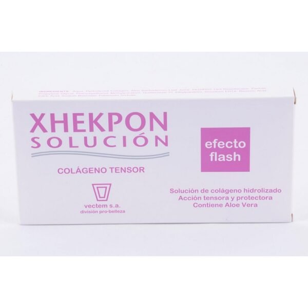 Buy Xhekpon Flash Effect Solution 10 X 2.5ml in our organic pharmacy, to preserve the natural youthfulness of the skin. Comment on advice for use and dosage with our partner Avis checked after your purchase.
