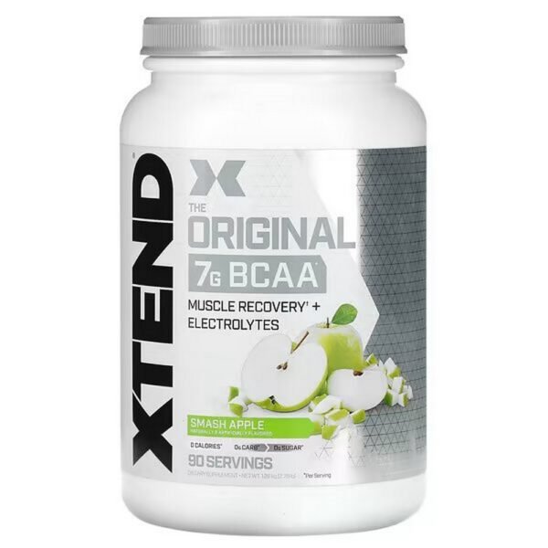 Xtend Original contains 7g of branched chain amino acids (BCAAs), which are proven to support muscle recovery and growth.