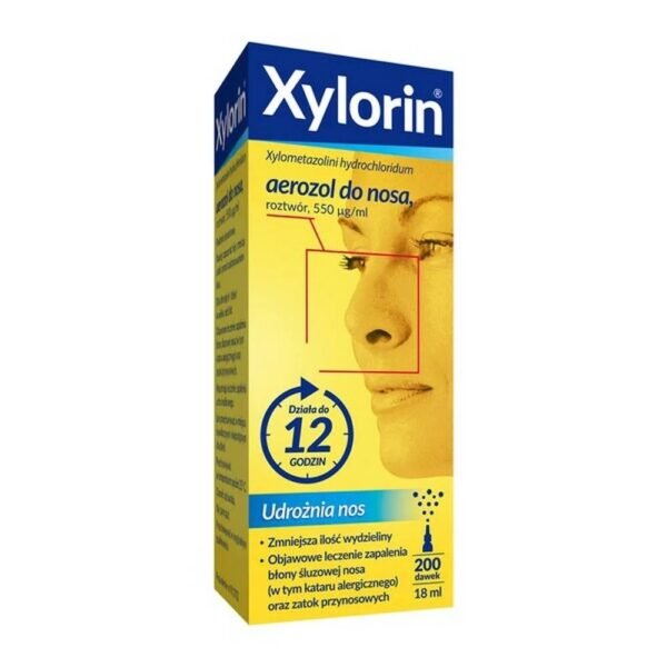 Xylorin is a drug used for the symptomatic treatment of rhinitis and sinusitis in children over 6 years of age and adults.