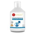 Multivitamin for men is a professional dietary supplement created especially for men. The natural, liquid formula supports the absorption of all ingredients and facilitates its use. The complex of vitamins and minerals effectively strengthens the overall performance of the body.