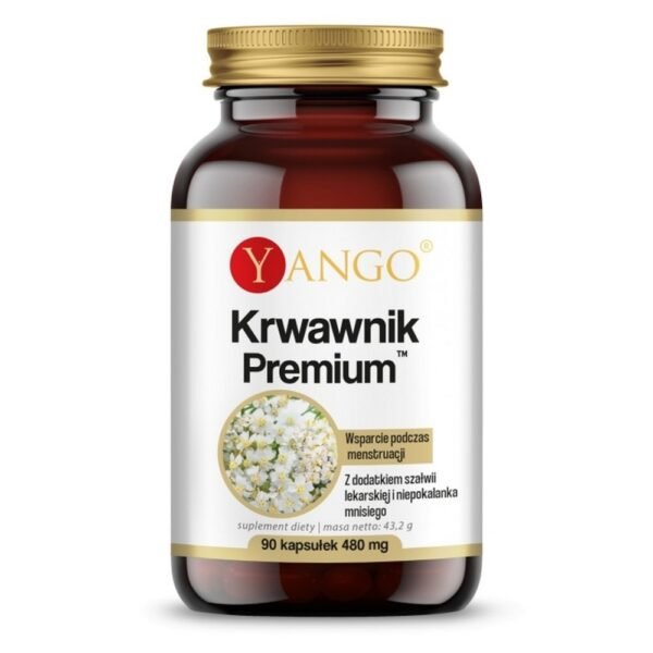 Premium Yarrow, support during menstruation, is a dietary supplement supporting the digestive, respiratory and circulatory systems.