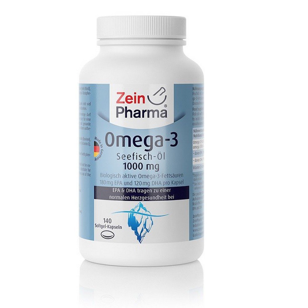 zein pharma omega 3 1000mg epa dha 140 caps soutient la prévention anticancéreuse