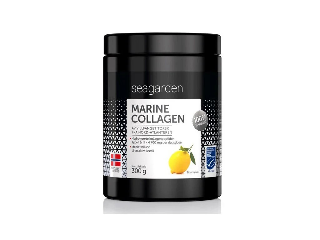 SEAGARDEN,POWDERED NORWEGIAN MARINE COLLAGEN | WILD FISH FROM THE NORTH ATLANTIC 300 G
