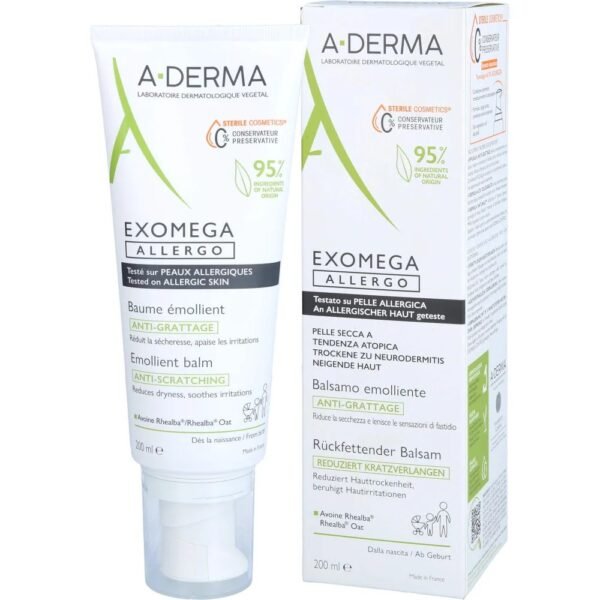 A skin care product specially formulated for dry and sensitive skin.