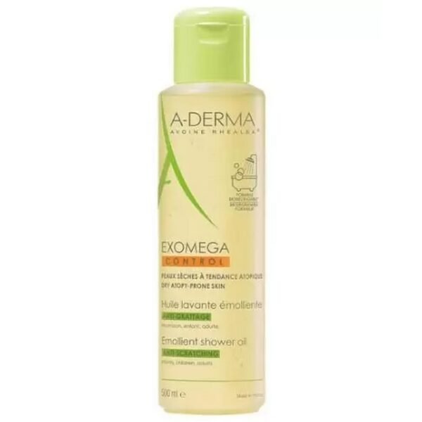 Exomega Control emollient hair and body cleansing oil, soothes and protects against atopic dermatitis in infants, children and adults.