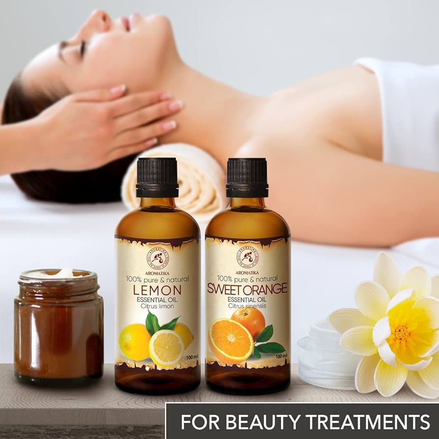 AAROMATIKA TRUST THE POWER OF NATURE,LEMON OIL - 200ML - 2X100ML