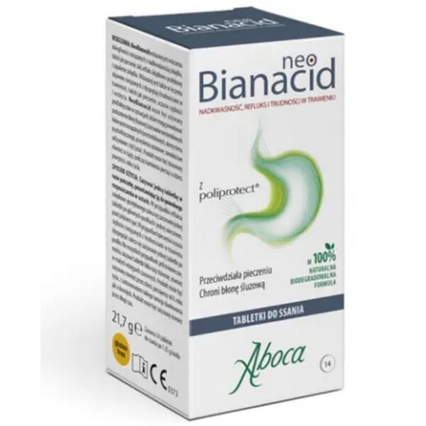 NeoBianacid Hyperacidity and Reflux is a medical device based on plant and mineral molecular complexes, which has a protective and soothing effect on the gastroesophageal mucosa, useful for quickly relieving burning, pain and the feeling of hyperacidity, i.e. symptoms typical of irritation and inflammation of the gastroesophageal mucosa. mucous membrane.