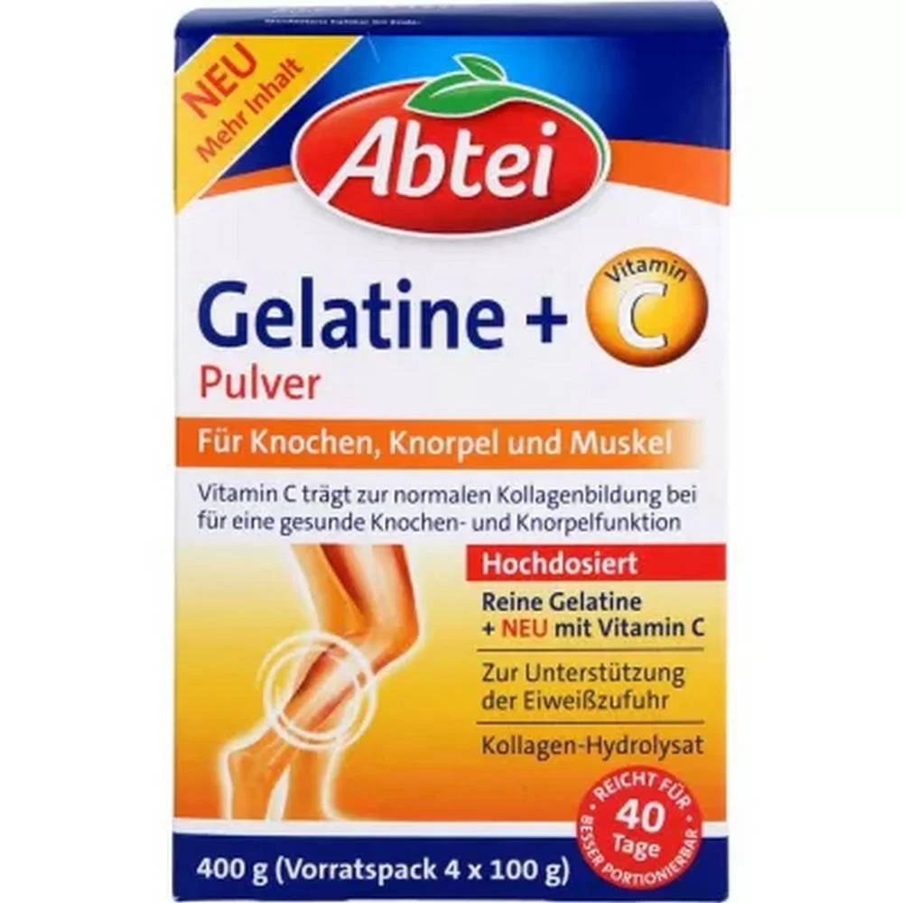 ABTEI GELATINE PLUS VITAMIN C POWDER, 400G
