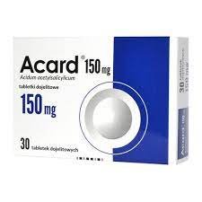 ACARD POLFA WARSZAWA 150 MG 30 TABLETS 30 PCS. TABLETS
