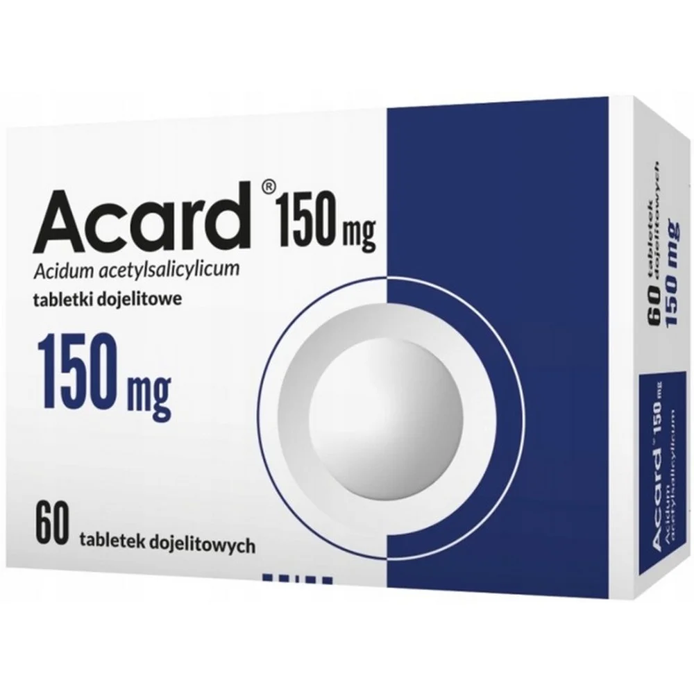 ACARD POLFA WARSZAWA 150 MG 60 TABLETS 60 PCS. TABLETS