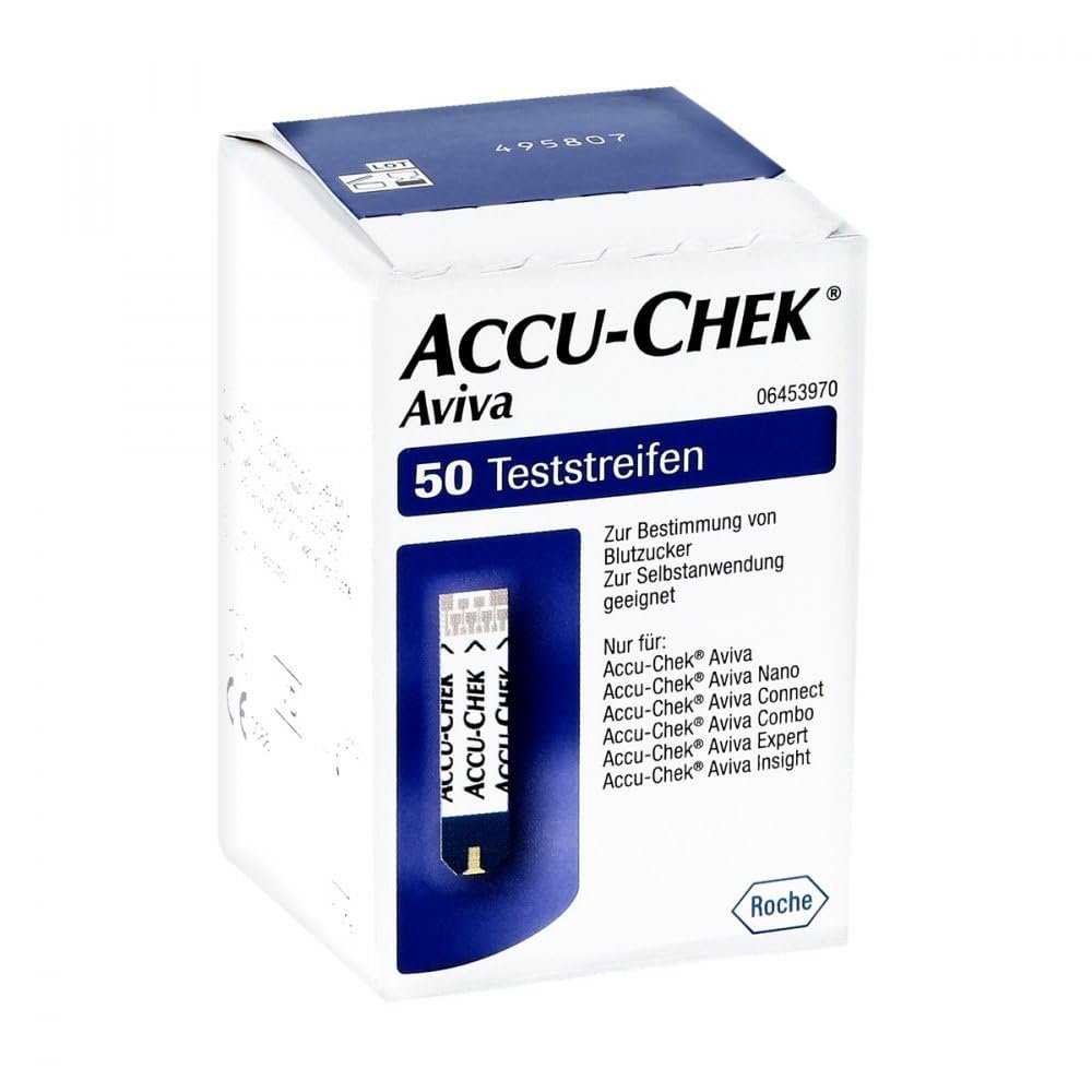 ACCU-CHEK AVIVA TEST STRIPS PLASMA II, 1×50 PCS