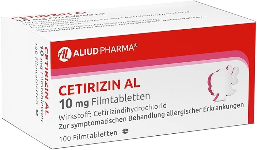 ALIUD CETIRIZIN AL 10MG FILM-COATED TABLETS, 100 PIECES