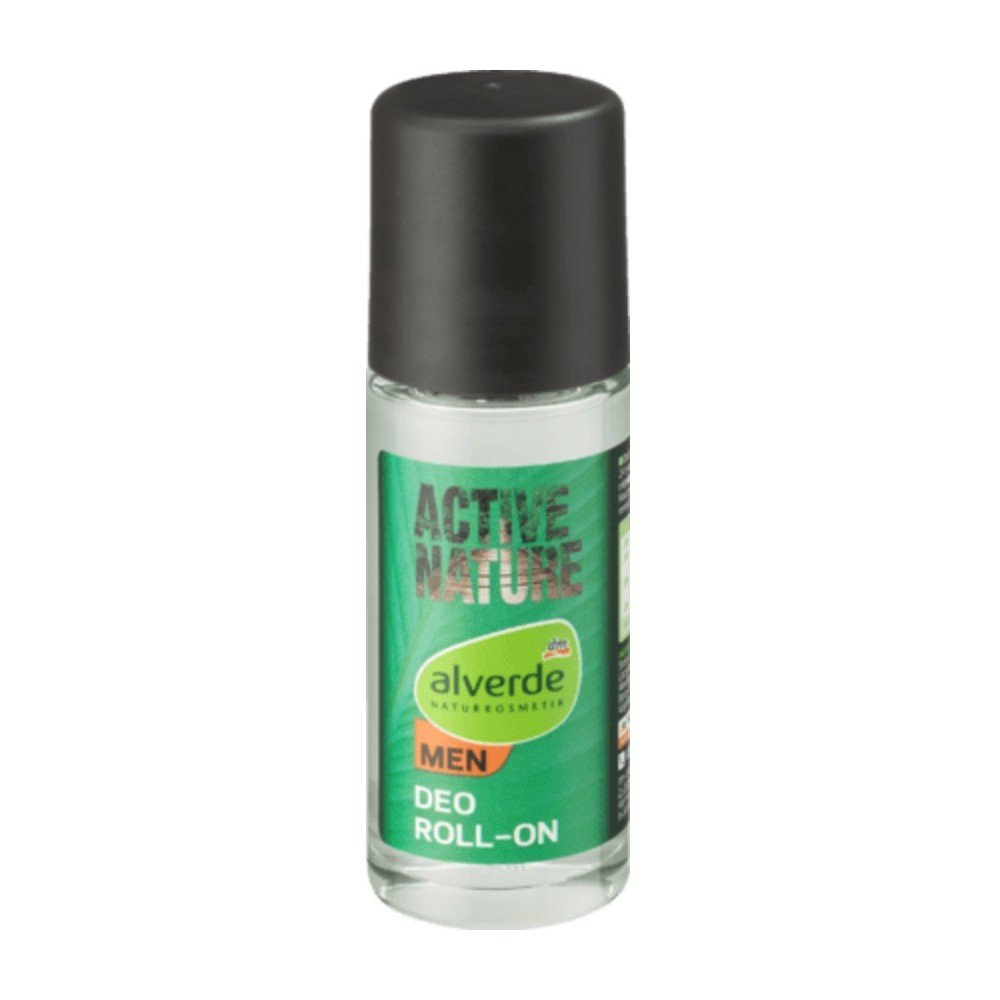 ALVERDE MEN DEODORANT ROLL-ON ACTIVE NATURE WITH GINGKO AND BAMBOO EXTRACT, 50 ML