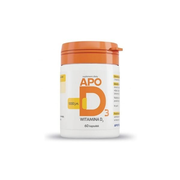 APOD3 is a dietary supplement containing 1000 IU of vitamin D3.