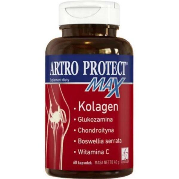 Artro Protect Max is a dietary supplement in the form of capsules, which contains: collagen, glucosamine, chondroitin, Boswellia serrata extract and vitamin C. T