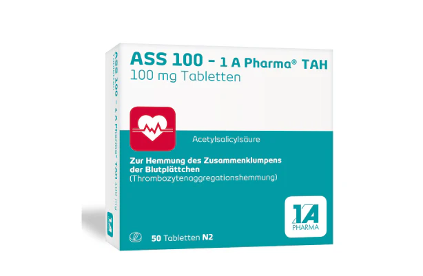 ASS 100-1A PHARMA TAH TABLETS, 100 PCS