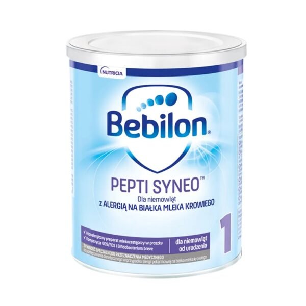 Bebilon Pepti 1 Sineo is a food for special medical purposes for dietary nutrition in case of allergies to cow's milk proteins, for children from birth.