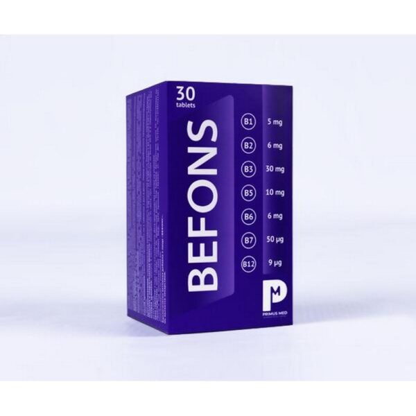 Chewable tablets containing group B vitamins.