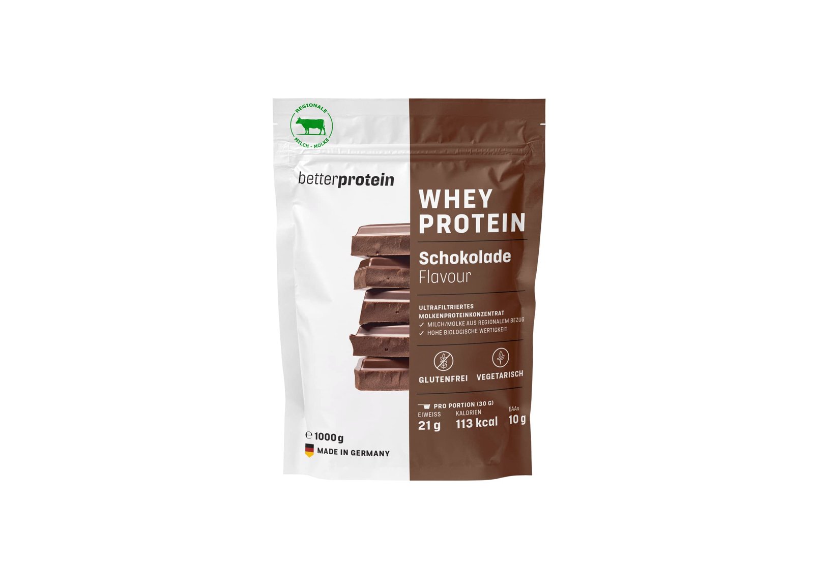 BETTERPROTEIN,WHEY PROTEIN - MILK CHOCOLATE 1 KG