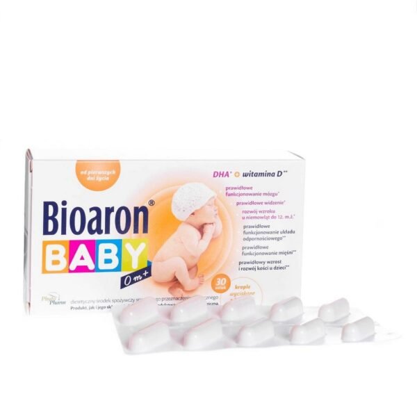 This is a dietary supplement rich in ingredients responsible for proper vision and brain function, supports the immune system, proper muscle function, and stimulates the growth and development of the child.