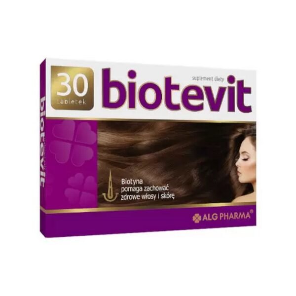Biotevit - a dietary supplement containing biotin. The product is intended for adults.